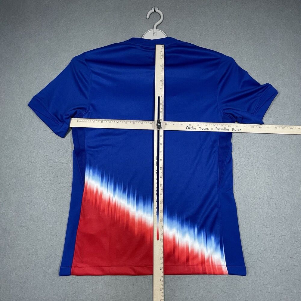 Team USA Soccer Jersey Mens Medium Royal Blue Nike USMNT Match Away Kit 2024 - Picture 10 of 10